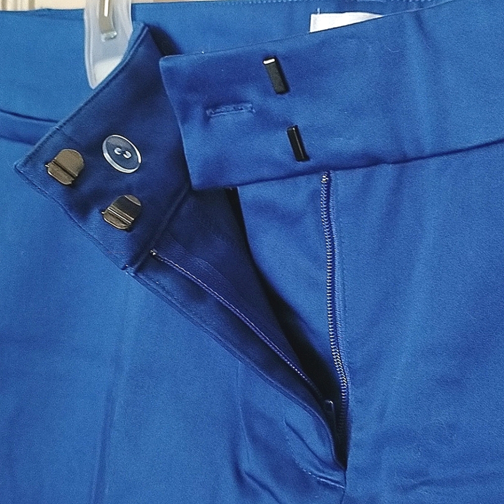 BNWT Ricki's Blue Capri Pants Size 14 - Picture 4 of 5